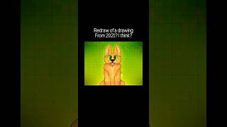 REDRAW!! #art #speedpaint #dog #drawing #fyp #furry #therian #artwork #goldenretriever