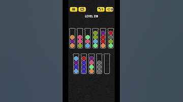 Ball sort puzzle level 218
