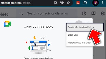 Delete Your Call History in Google Meet Easily