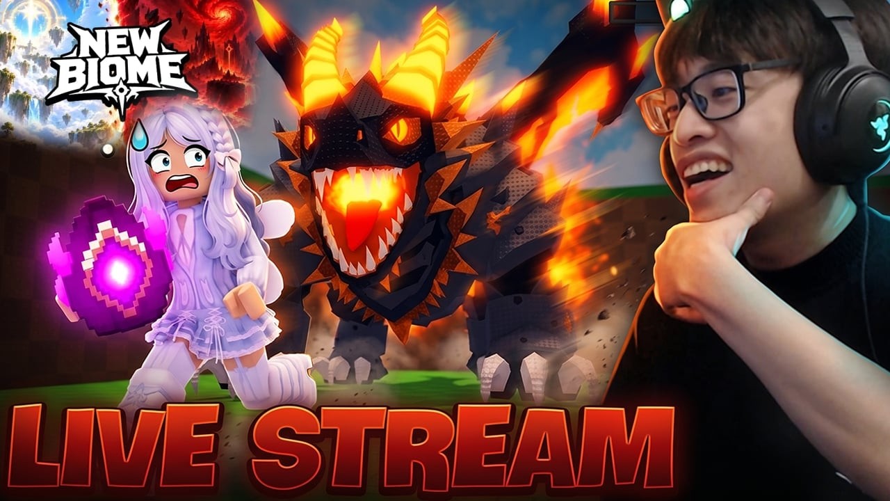 HÙNG AKIRA LIVE STREAM ĐÓN UPDATE STEAL AN EGG NEW BIOME VÀ ADMIN ABUSE BÙNG NỔ