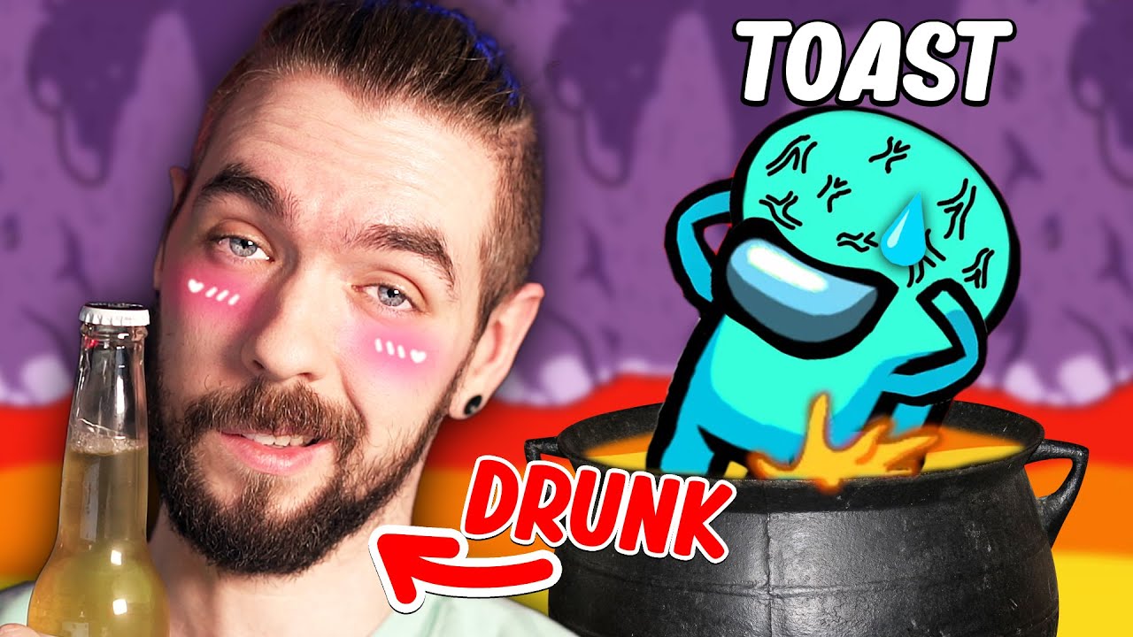 I MARINATED TOAST while DRUNK in Among Us, on YouTube