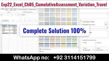 Exp22_Excel_Ch05_CumulativeAssessment_Variation_Travel #TravelVariation #CumulativeAssessment #exp22
