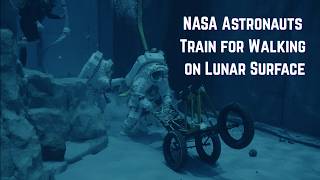 NASA Astronauts Train for Walking on Lunar Surface