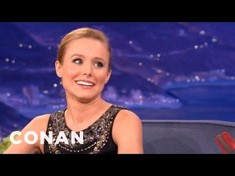 Kristen Bell: Dax Shepard Appreciates Male Groin Muscles | CONAN on TBS