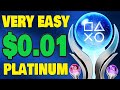 Very easy 1 cent platinum game in the playstation store  cheapest platinum game of all time