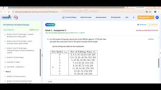 5G Wireless standard design week 1 assignment answers