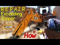 JCB 3CX Backhoe | ⚠ How to Repair Extending Dipper 👷⚙️ | New JCB Video
