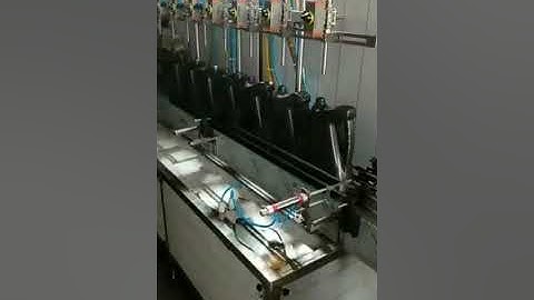 8 head servo linear filling machine  with  automatic one head capping