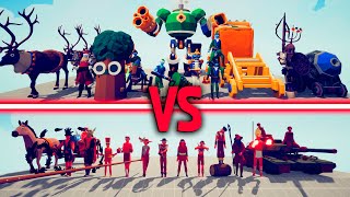 LEGACY TEAM vs HOLIDAY TEAM | TABS - Totally Accurate Battle Simulator