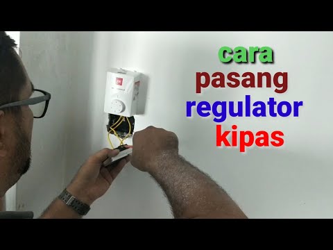 how to install the hanging fan switch / siling fan regulator