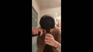 How to Cut Your Own Hair at Home (Long Hair to Short Hair)