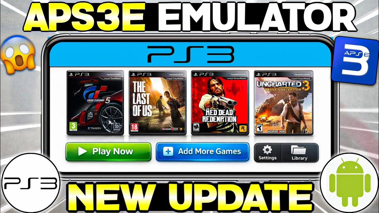 🔥 Best PS3 Emulator For Android - Aps3e V1.36 Update Full Setup & Best ...