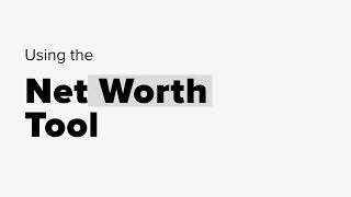 Learn how to use the MX Net Worth tool