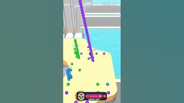 Bridge Race 3D game in MAX LEVEL ( Level - 174 ) #shorts #gaming #bridgerace