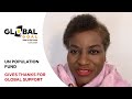 UN Population Fund Gives Thanks for Global Support | Global Goal: Unite for Our Future