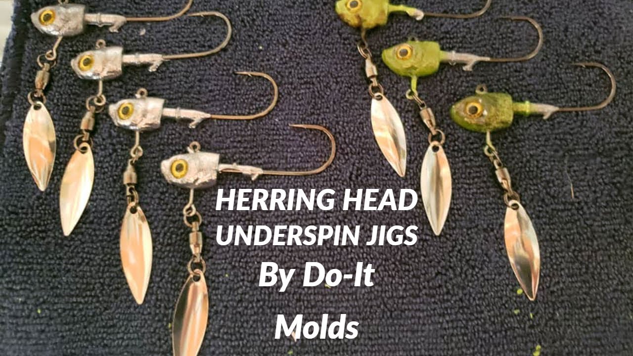 Herring Head Underspin Jig Making With Do-It Molds 