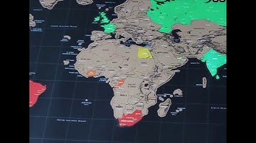 Scratching off Travel World Map