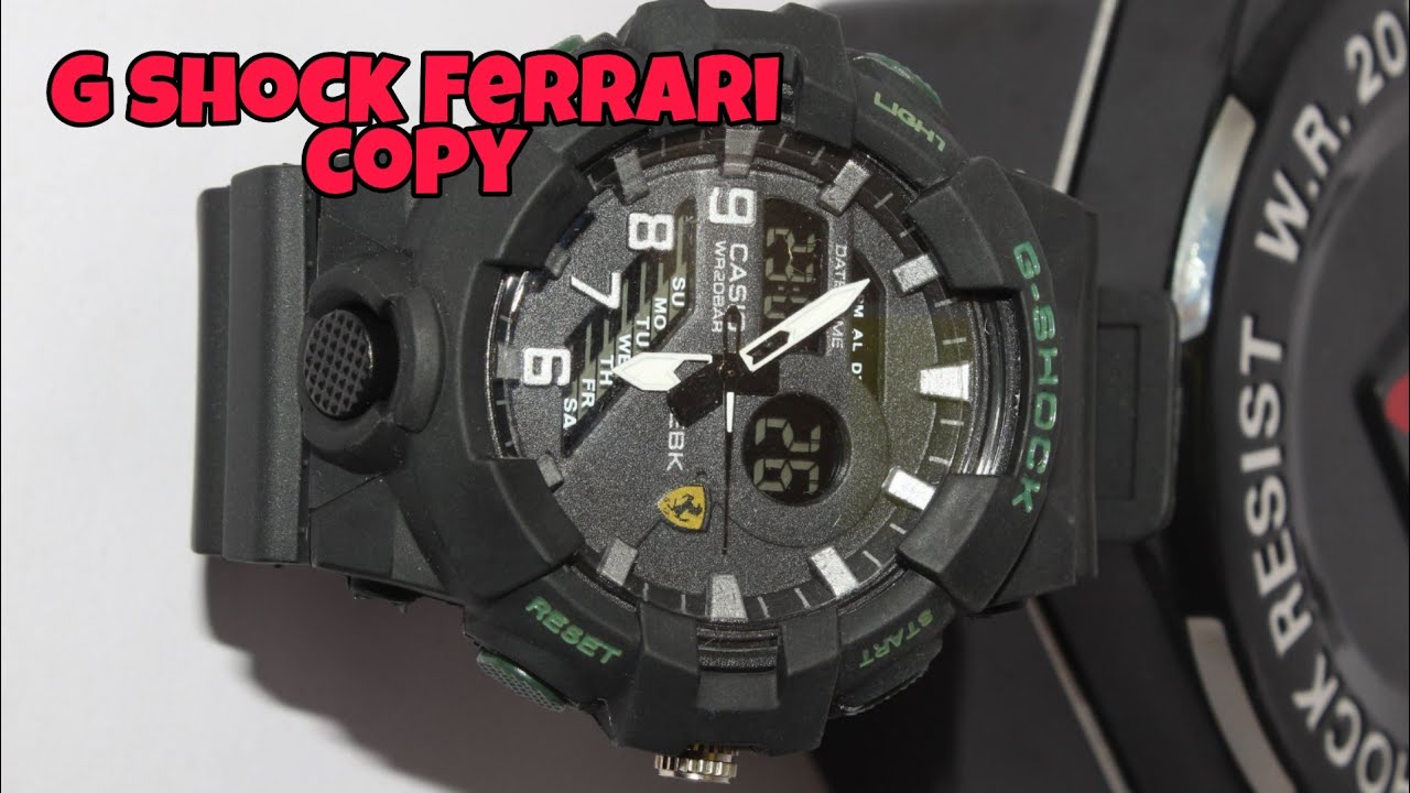 Gshock Ferrari addition first copy 