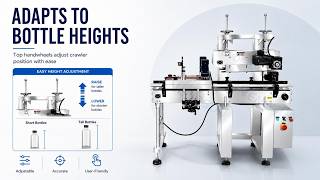 NENOSUN Automatic Press Capping Machine Plastic Bottle Pressing Cap Capping Machine