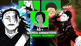 JJK Manga Animations Green Screen