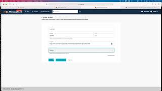 Create API from a REST backend