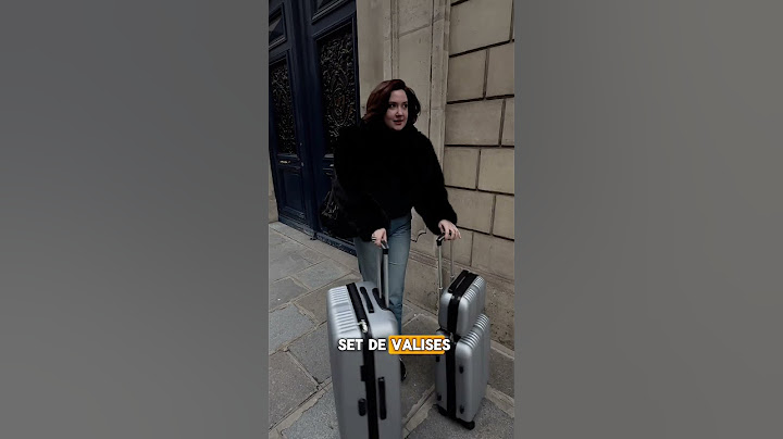 Où ai-je trouvé ces valises ? | Street Style avec Lise