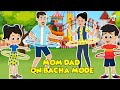 Mom Dad on Bacha Mode - Children’s Day Special | English Cartoon | Moral Stories | PunToon Kids