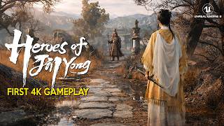 HEROES OF JIN YONG New 4K Gameplay Reveal | Wuxia OPEN WORLD Action RPG with Brutal Fast Combat