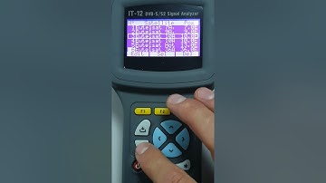 IT-12 DVB-S/S2 Signal Analyzer