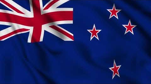 New Zealand Waving Flag Video #1 | Green Screen Animation