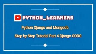 Famous Python Django Mongodb Step by Step Tutorial Part 4 Wealth
