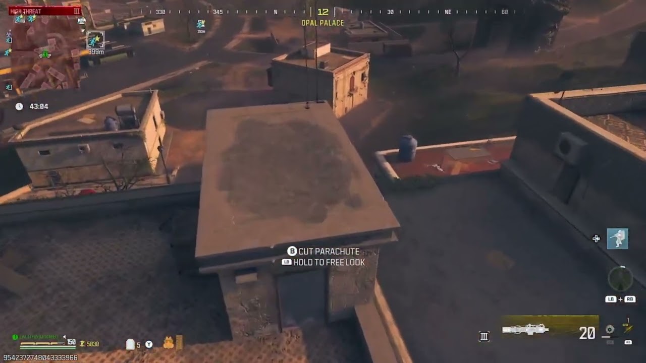 MW3 Zombies   How to Complete the Roof Top Triangle T3