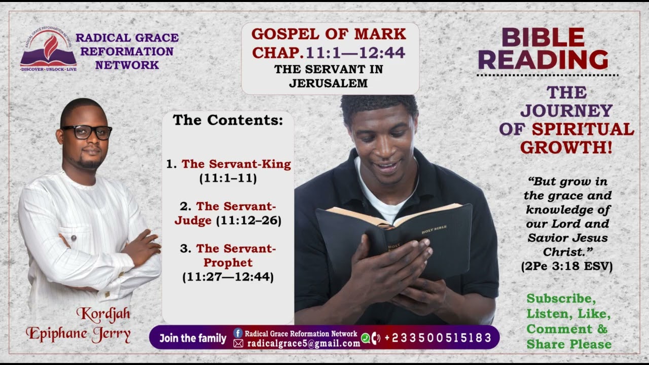 Mark Chap. 11:1 to Chap. 12:44