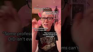 We’re done hearing this nonsense #dissociativeidentitydisorder #entropysystem #actuallydid
