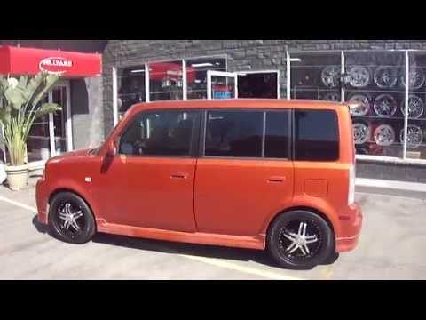 HILLYARD CUSTOM RIM&TIRE 2008 SCION XB RIDING ON 17" RIMS AND TIRES CUSTOM
