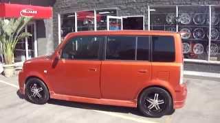 HILLYARD CUSTOM RIM&TIRE 2008 SCION XB RIDING ON 17" RIMS AND TIRES CUSTOM