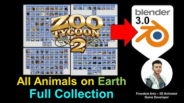 All Animals on Earth FULL COLLECTION - Blender 3.0 Tutorial - 3D Models resource