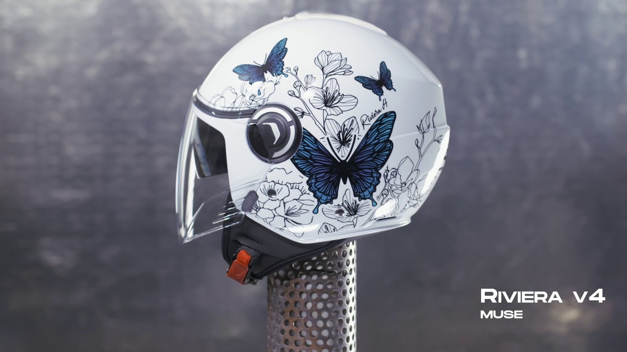 Caberg RIVIERA V4 MUSE Jet Helmet - YouTube