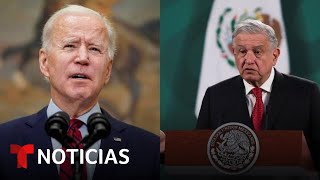 Biden y AMLO sostienen su primera reunión virtual | Noticias Telemundo