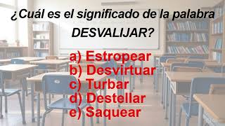 RAZONAMIENTO VERBAL SINONIMOS 11