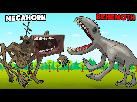 MEGAHORN VS BEHEMOTH! (Cartoon Animation)