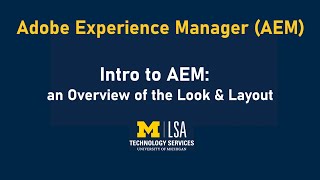 AEM Training: Intro to AEM