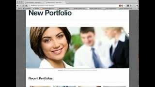 Aphrodite Theme - Portfolios feature