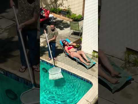 wife caught with pool boy! 😮