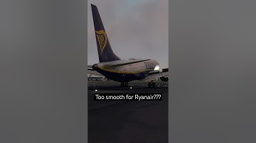 Ryanair Boeing 737 Max 8… A Smooth Landing?! #shorts