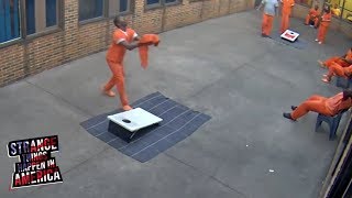 Surveillance Video Shows Drone Dropping Package Inside Jail