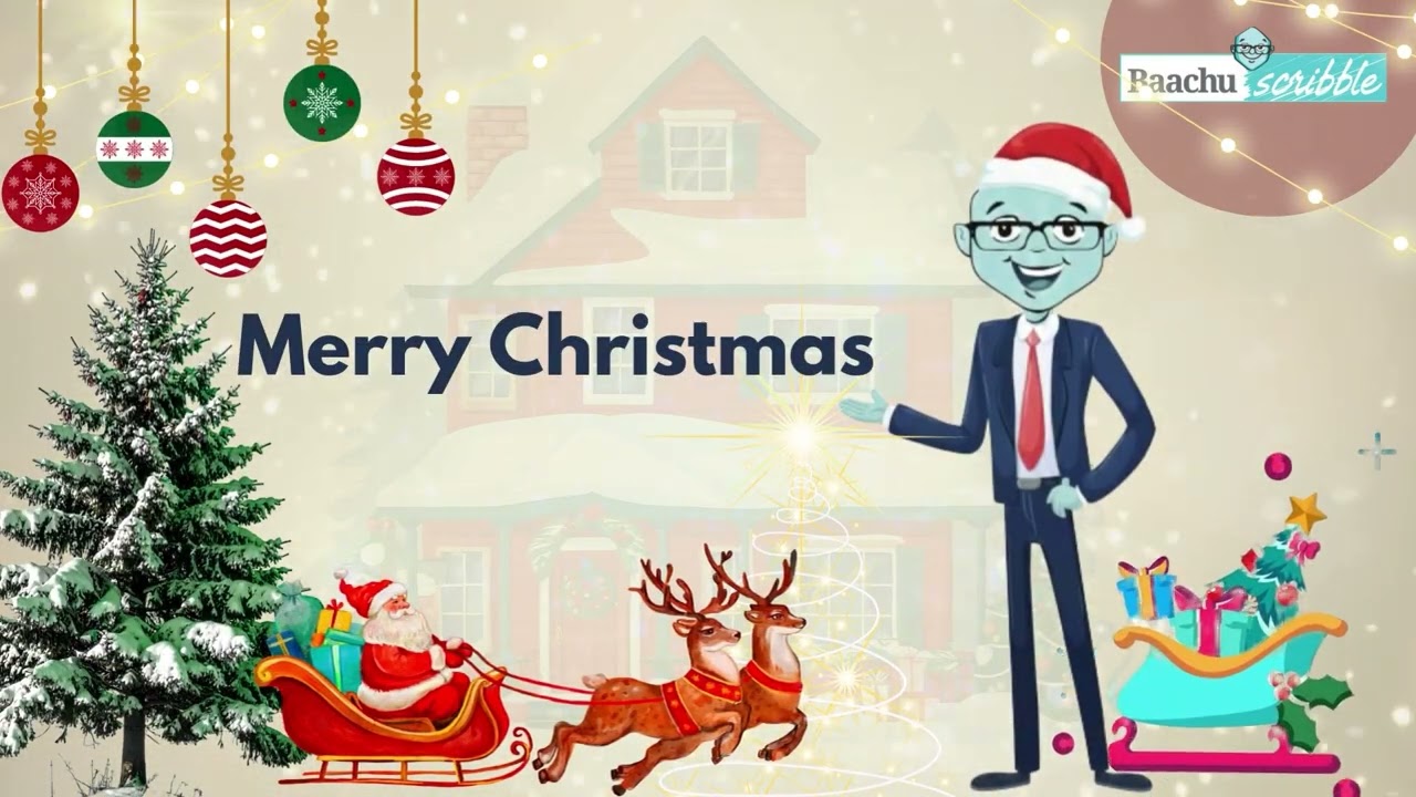 🎄 Baachu Scribble Wishes You a Merry Christmas & a Happy New Year 2026! 🎉