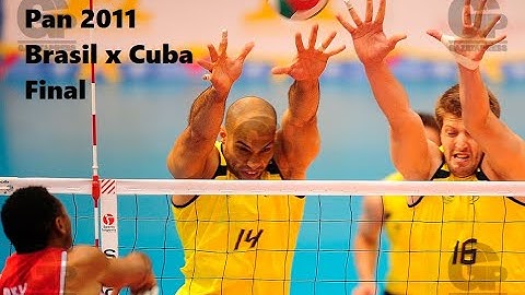 PAN 2011 (Final) - Brasil x Cuba - Vôlei Masculino
