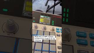 Started this beat on the MPC Sample and a melody just came. Still learning &amp; having fun. #mpcsample