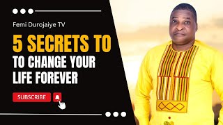 5 Biggest Secrets to Change Your Life in 2024